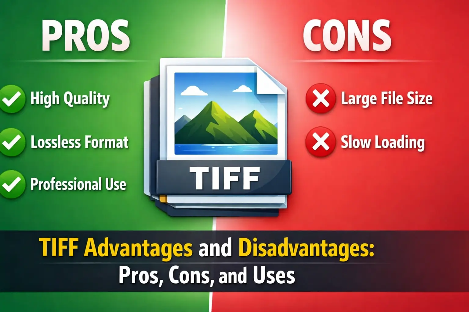 TIFF Advantages and Disadvantages | Pros, Cons, and Uses