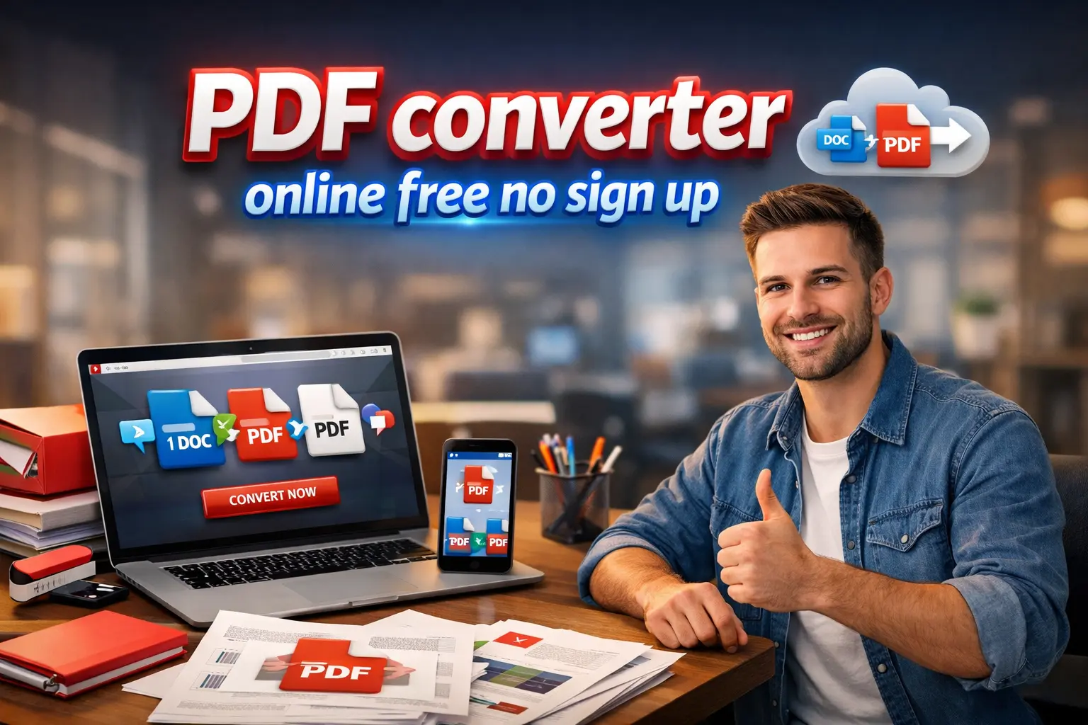 Best PDF converter online free no sign up (free & unlimited)
