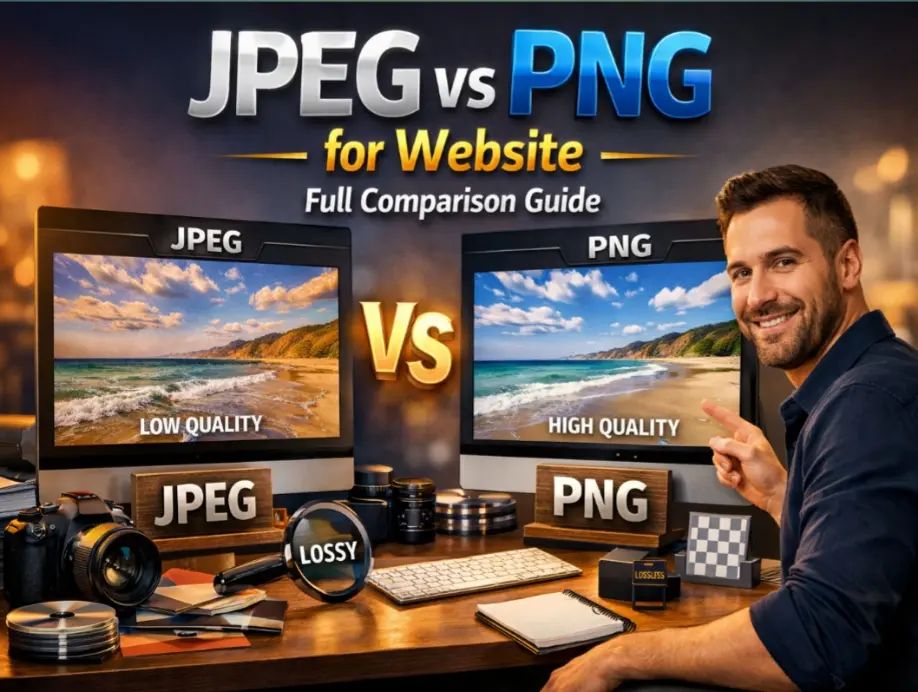 JPEG vs PNG for Website Full Comparison Guide