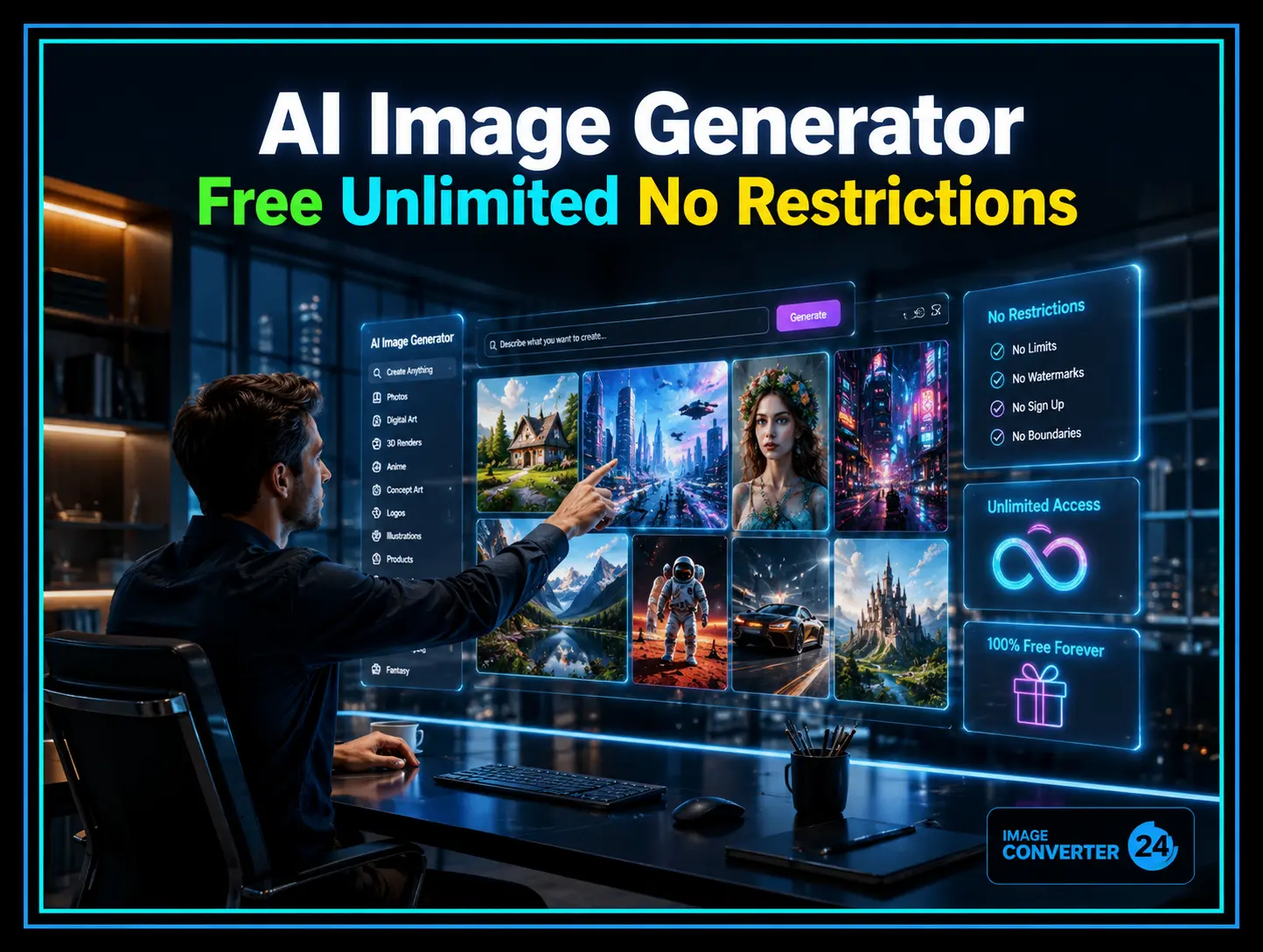 AI Image Generator Free Unlimited No Restrictions