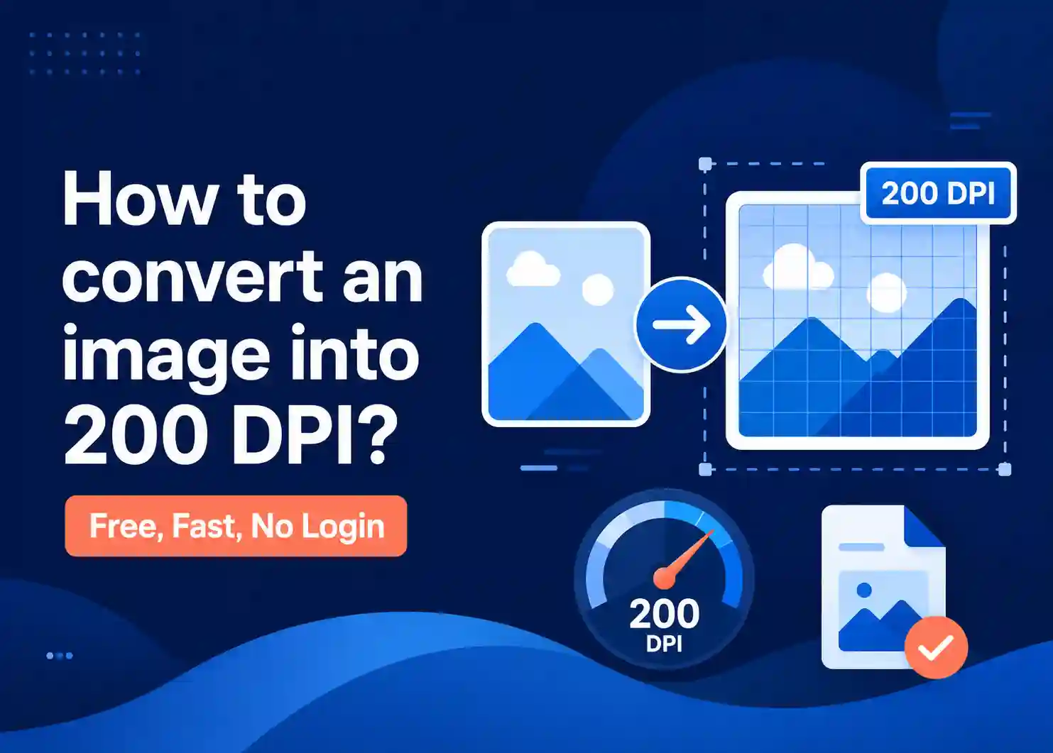 How to convert an image into 200 DPI? (Free, Fast, No Login)