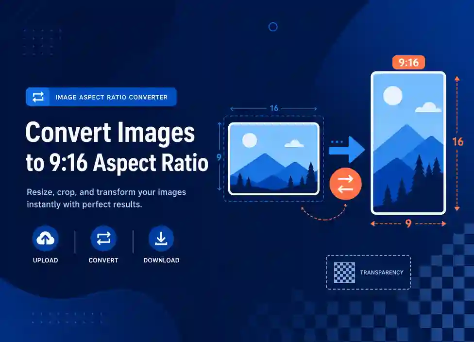How to convert any image to 9 16? (Free, Fast, No Login)