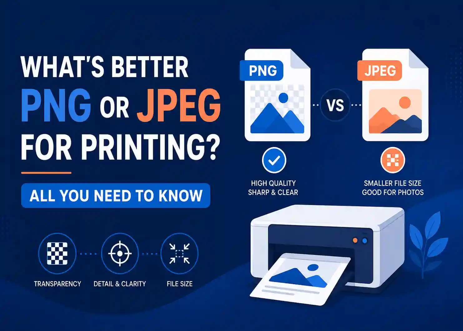 PNG or JPEG for Printing: Which Is Better? Quick Answer