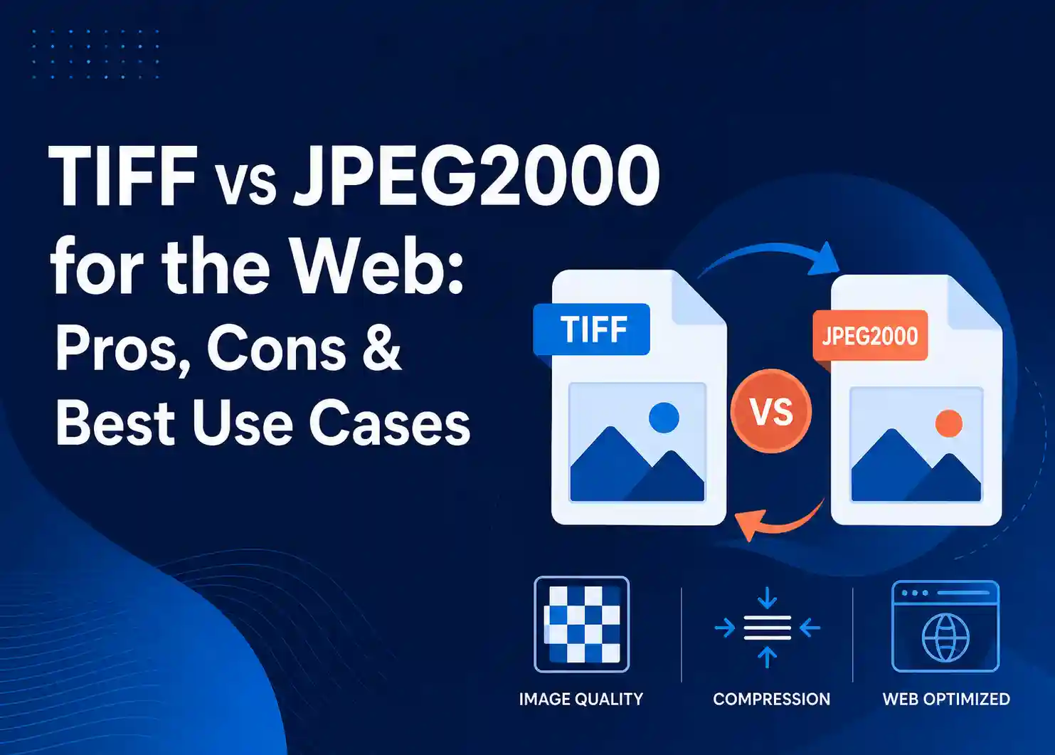 TIFF vs JPEG2000 for the Web: Pros, Cons & Best Use Cases