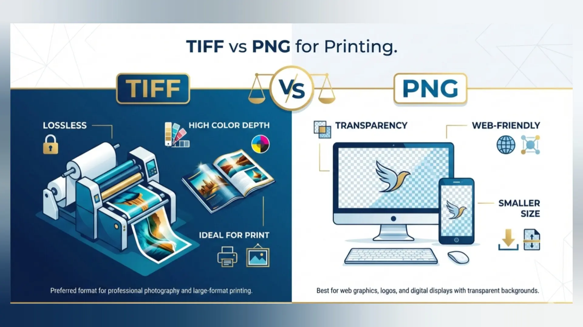 TIFF vs PNG for Printing, best image format for printing, TIFF print quality, PNG for professional printing, CMYK vs RGB printing, high resolution print formats TIFF for print quality, PNG for printing, best image format for printing, TIFF vs PNG print co
