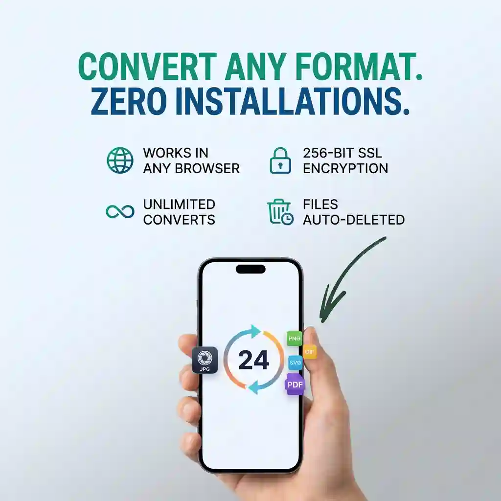 Online JPEG to PDF converter interface with a dashed upload area, a blue Convert button, and small file icons, designed for batch processing and converting multiple JPEG images to a single PDF document quickly and easily.