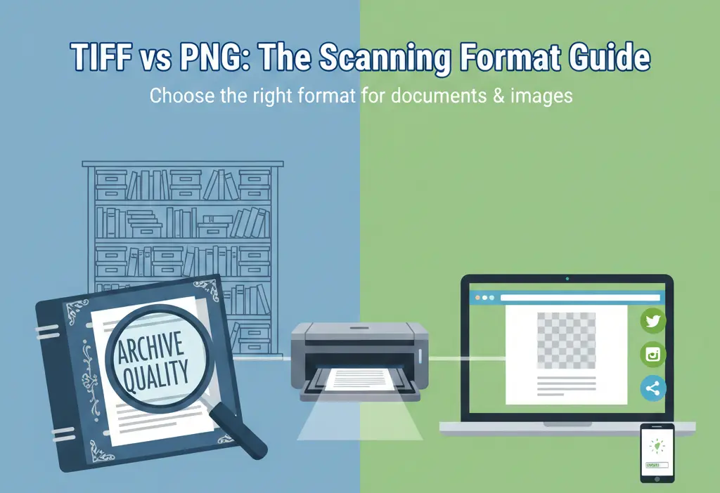 Tiff vs PNG for Scanning, tiff vs png, png vs tiff, what is the best format for scanning, best scanning format, scanning file formats, document scanning format, tiff vs raw, tiff vs gif, gif vs tiff, tiff vs jpeg, tiff to png converter, scanning, jpeg vs 