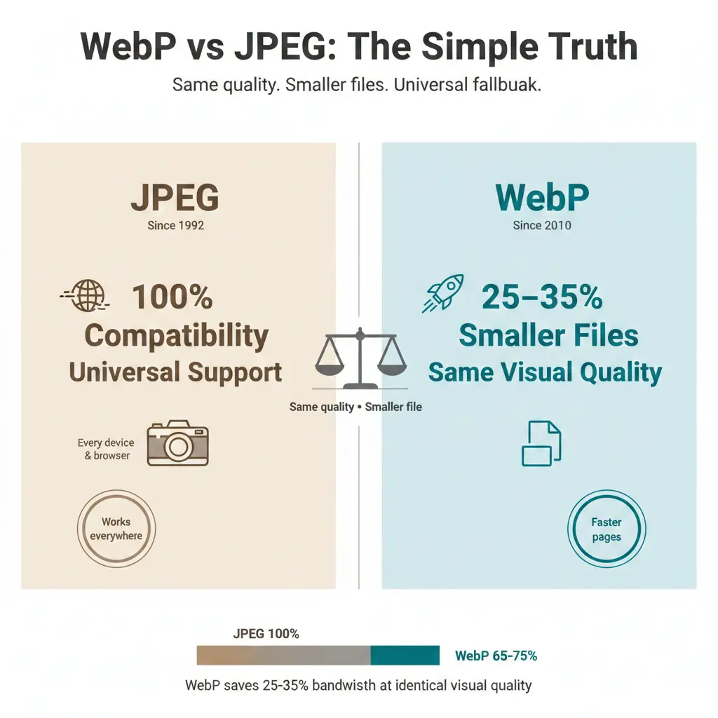 webp vs jpeg, WebP vs JPEG compression, WebP compatibility, WebP converter