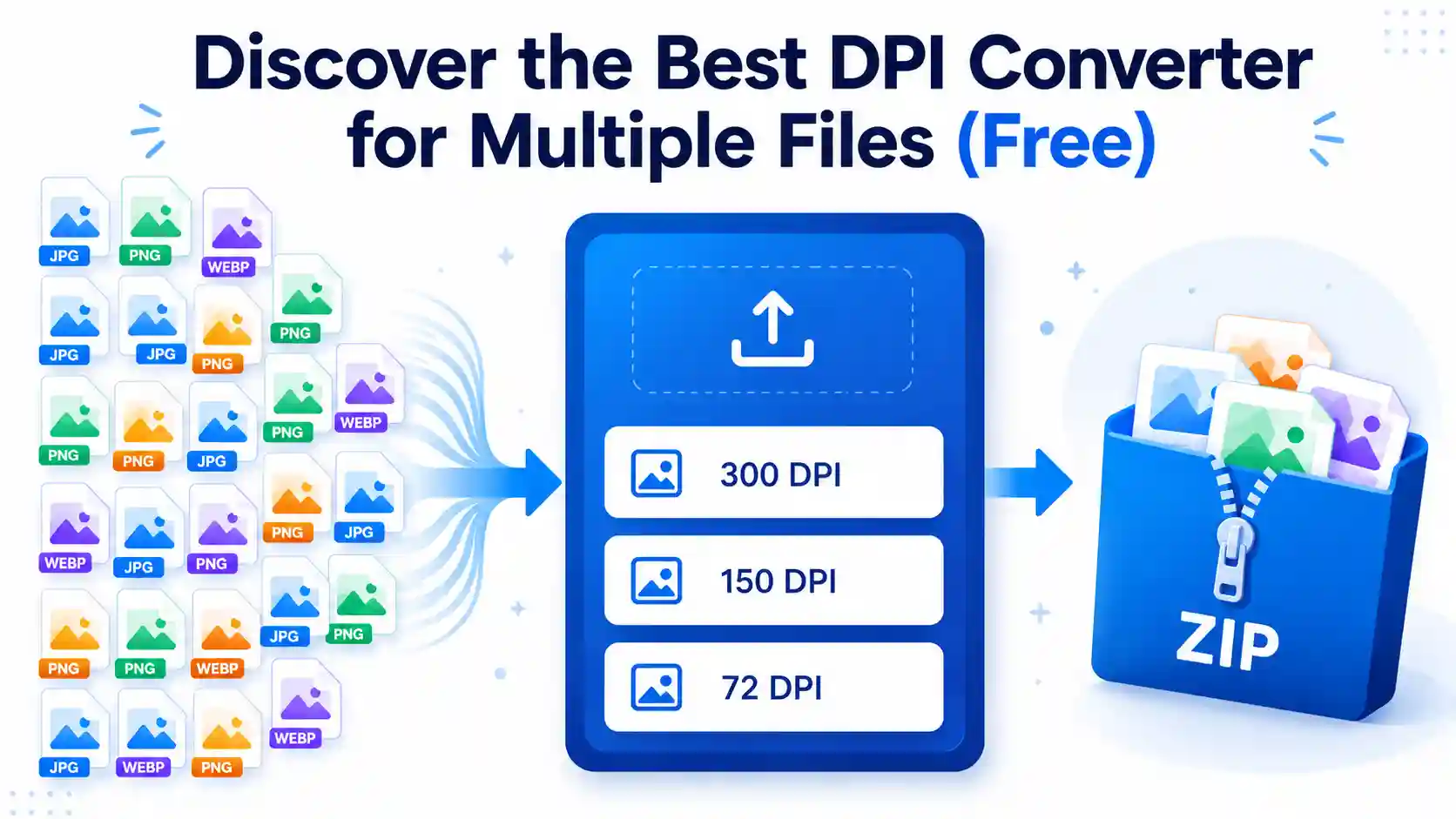 Best DPI converter for multiple files free online with batch image processing