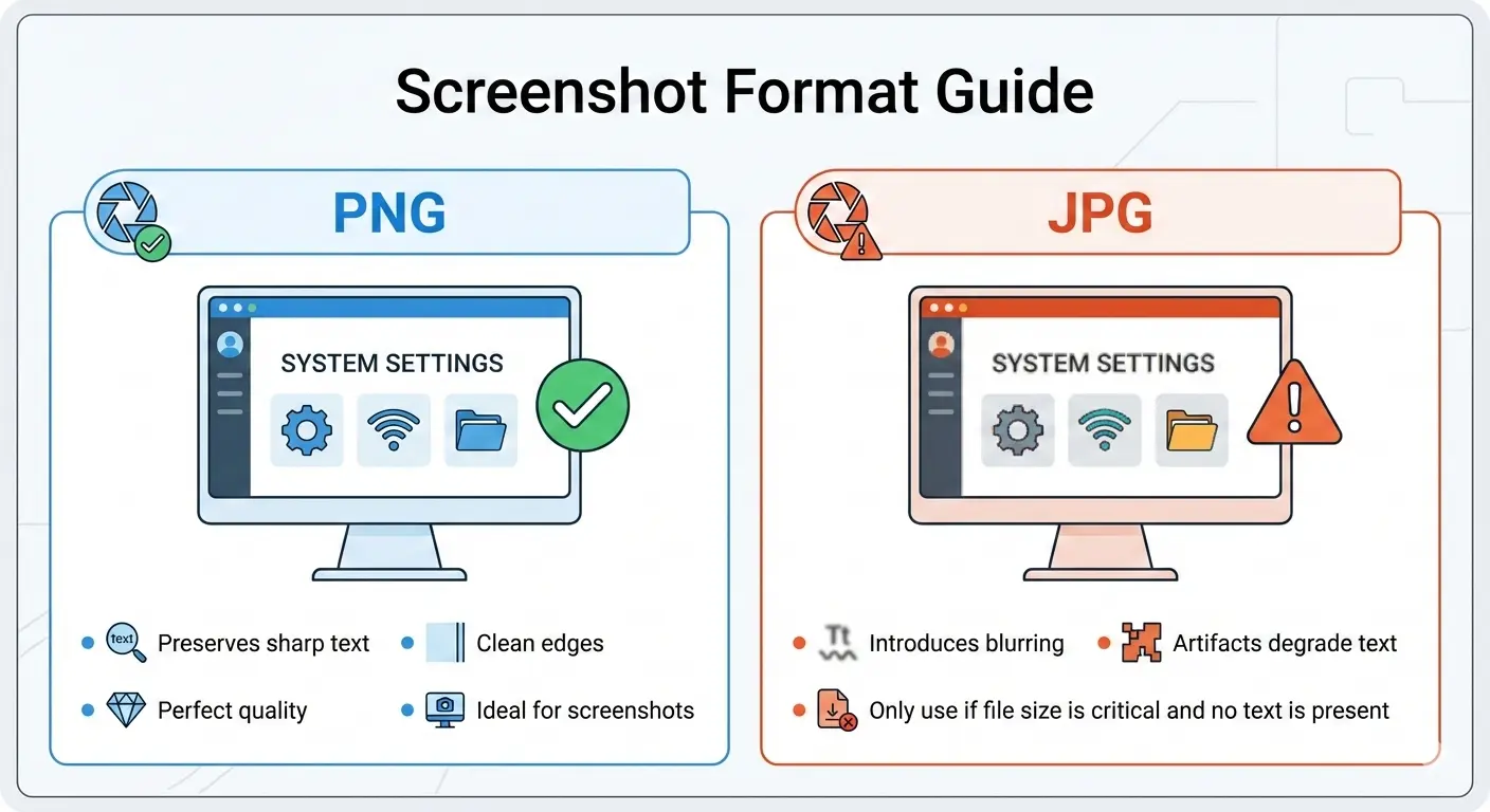 Difference between JPG and PNG screenshot, Difference between JPG and JPEG and PNG, JPEG and PNG difference, Screenshot format png means, JPG or PNG which is better, 