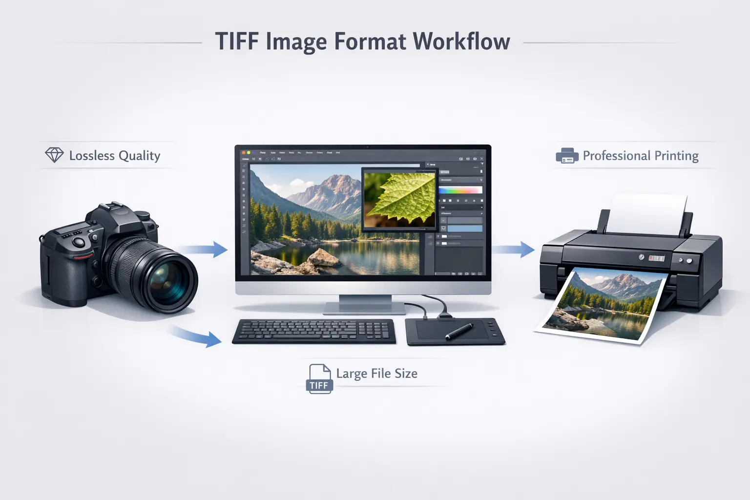 Explore the definitive guide to TIFF advantages and disadvantages. Learn when to use this high-quality format for printing and archiving.